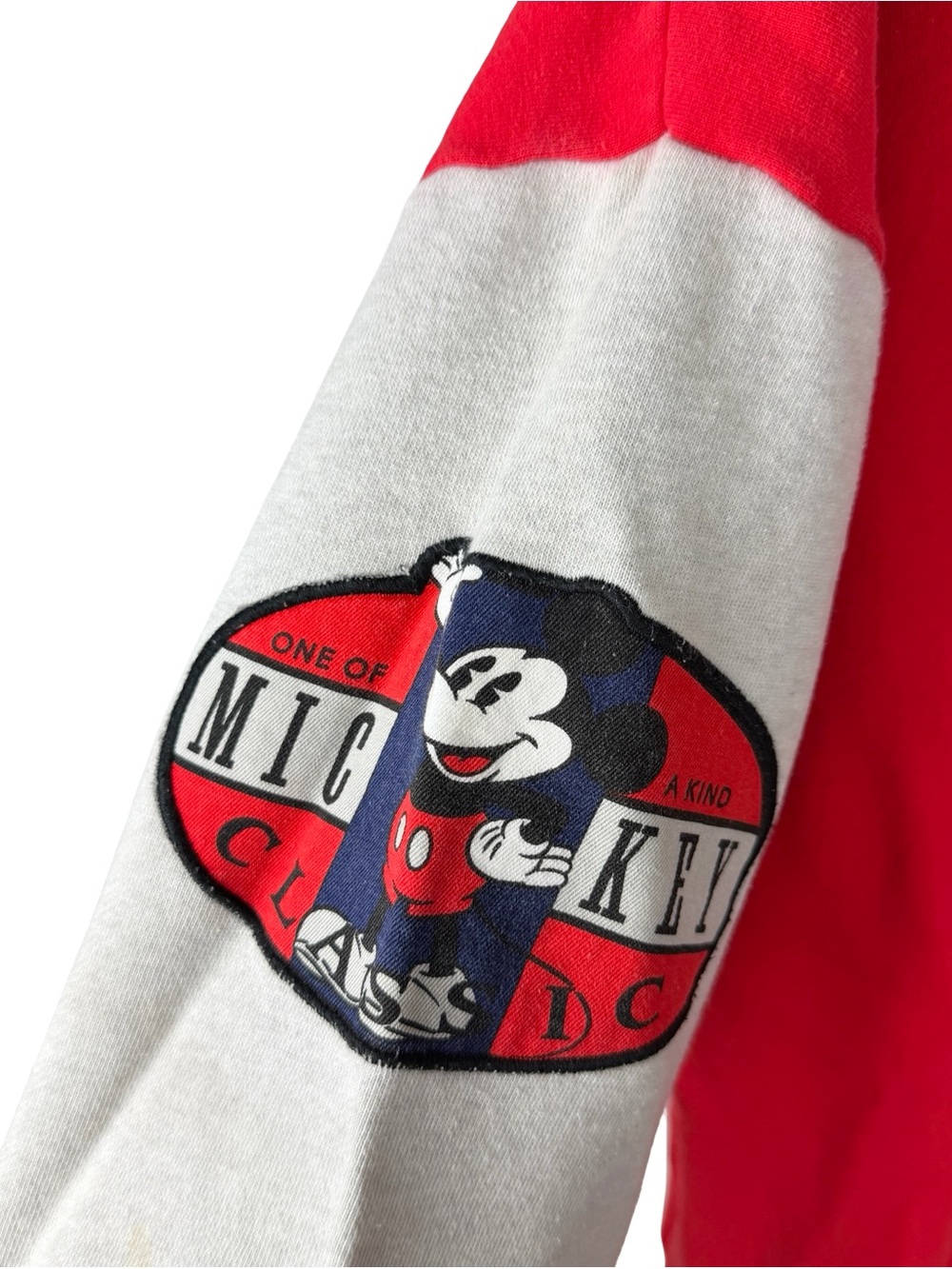 Vintage 1980s Mickey Mouse Disney Cartoon Full Zip Red Hoodie Size XL - Picture 7 of 9